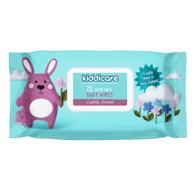 Kiddicare Lightly Scented Ultra Thick Baby Wipes 72pk