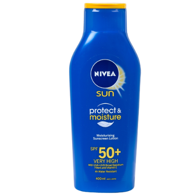 Nivea Moisturising Spf50+ Sunscreen Lotion 400ml