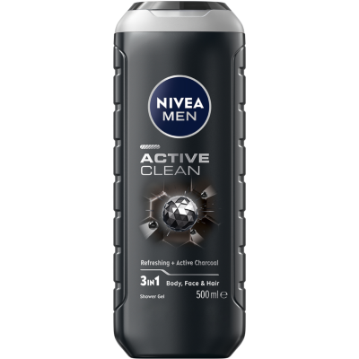 Nivea Men Active Clean Shower Gel 500ml