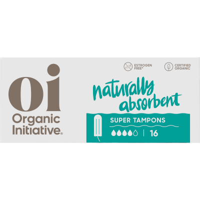Oi Organic Cotton Super Tampons 16pk