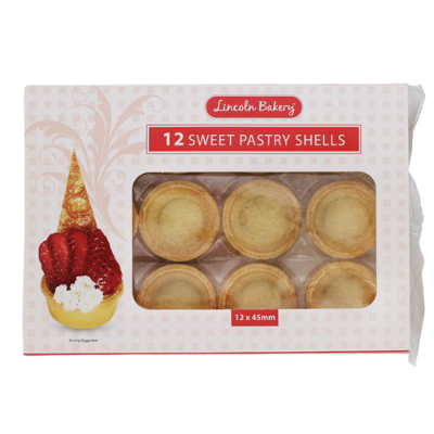 Lincoln Bakery Sweet Pastry Shell 12ea