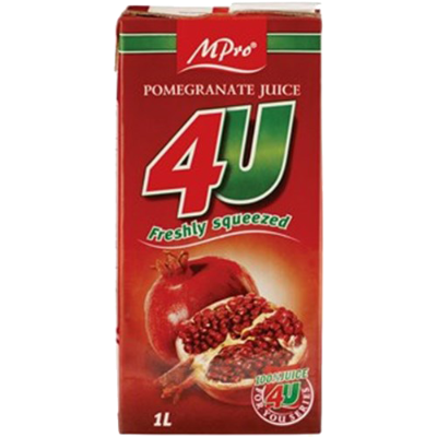 4U Pomegranate Fruit Juice 1l