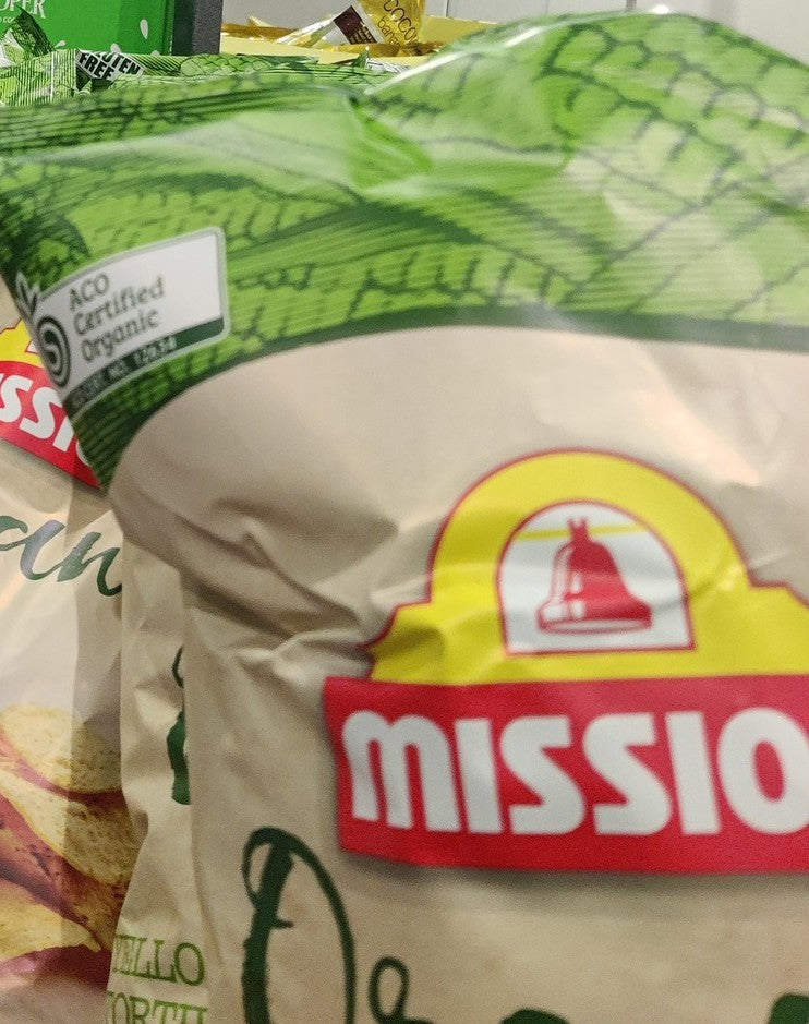 MISSION ORGANIC TORTILLA ROUNDS 875G