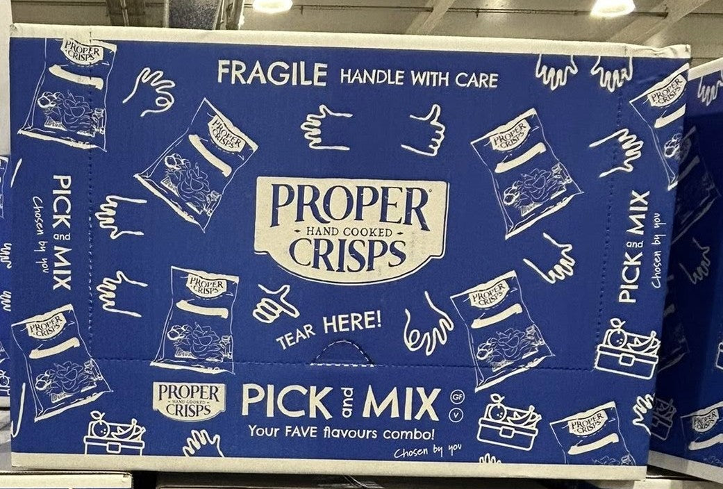 PROPER CRISPS MARLBOROUGH SEA SALT 20g X 50