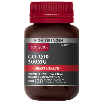 Red Seal Co-Q10 300mg Softgel Capsules 30pk