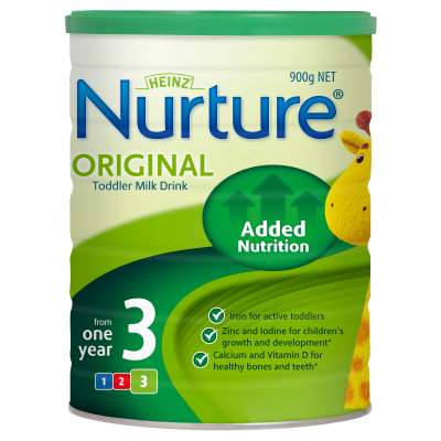 Heinz Nurture Original 3 From 1 Year Toddler Milk Drink 900g