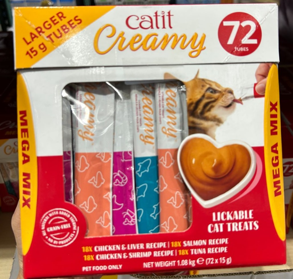 Catit Creamy Mega Mix 72 tubes (72 x 15g)