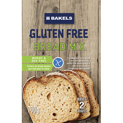 Bakels Gluten Free Bread Mix 700g