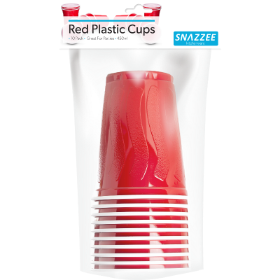 Seymours Red 470ml Party Cups 10pk
