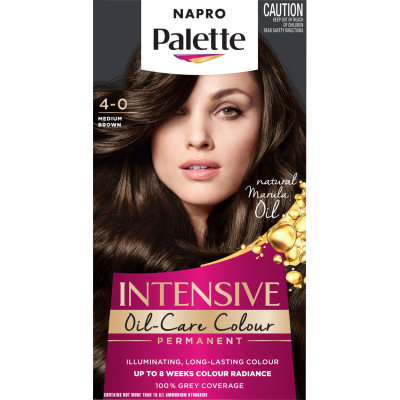 Napro Palette Intensive Medium Brown 4-0 Hair Colour 1pk