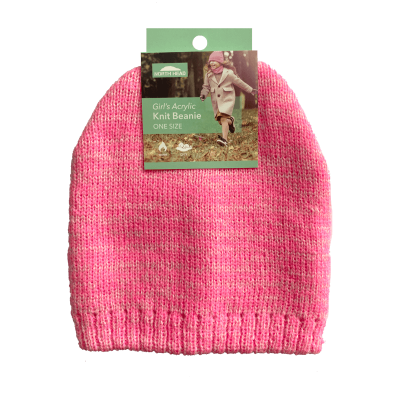 Stretto Girl's Acrylic Knit Beanie Assorted ea