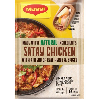 Maggi Satay Chicken Recipe Base 43g GoPotatoes