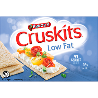Arnott's Cruskits Low Fat Crispbread 250g