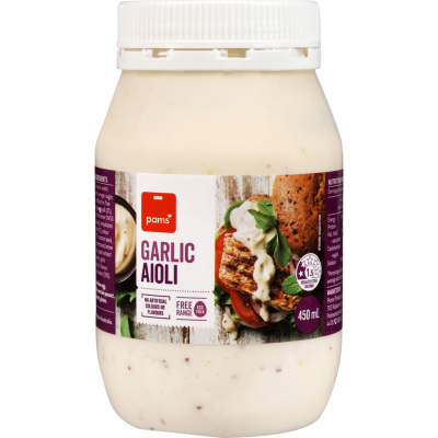 Pams Garlic Aioli 450ml