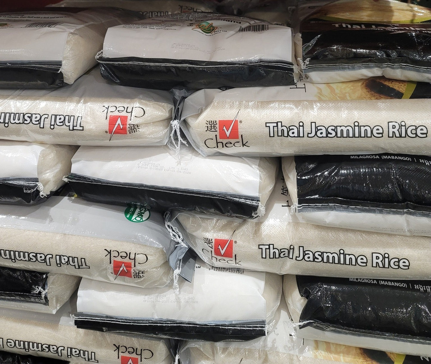 CHECK THAI JASMINE RICE 20KG
