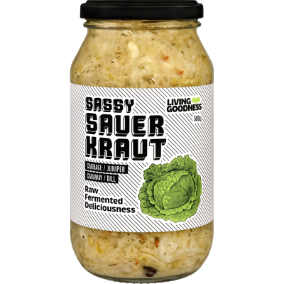 Living Goodness Sassy Sauerkraut 500g