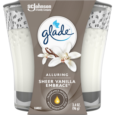 Glade Sheer Vanilla Embrace Candle 96g
