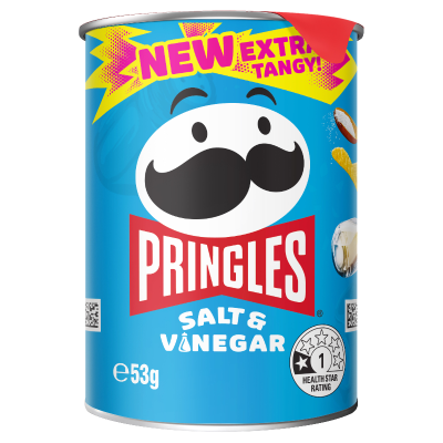 Pringles Salt & Vinegar Potato Chips 53g