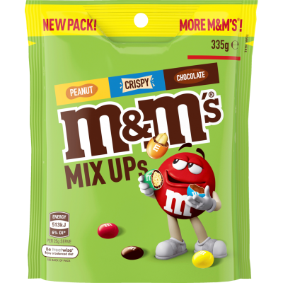 M&M's Mix Ups Chocolate Pouch 335g