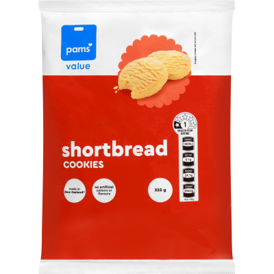 Pams Value Shortbread Cookies 325g