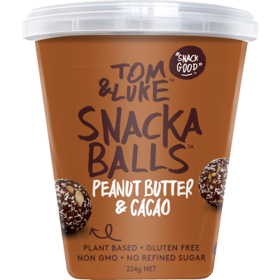 Tom & Luke Peanut Butter & Cacao Snackaballs 224g