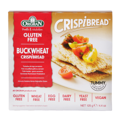 Orgran Gluten Free Buckwheat Crispbread 125g