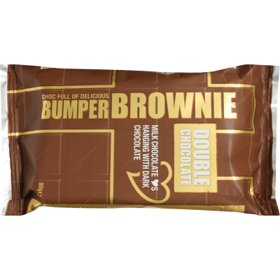 Bumper Double Chocolate Brownie Slice 80g