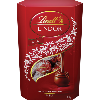 Lindt Lindor Milk Chocolates 197g