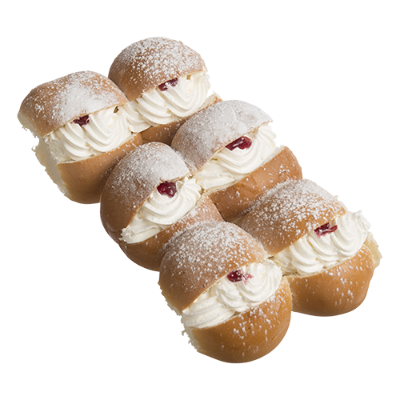 Mock Cream Buns 6pk