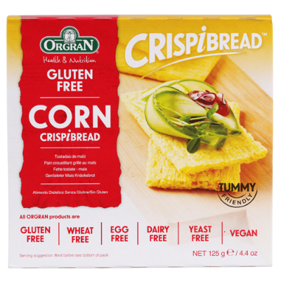 Orgran Gluten Free Corn Crispbread 125g