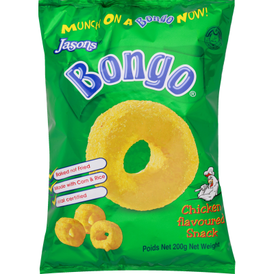 Jasons Bongo Chicken Flavoured Snacks 200g