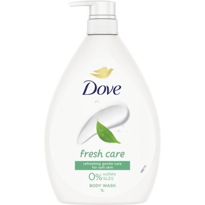 Dove Fresh Care Body Wash 1l