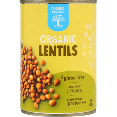 Chantal Organics Organic Lentils 400g