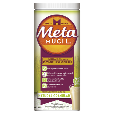 Metamucil Natural Granular Daily Fibre Supplement 504g