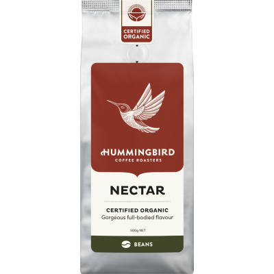 Hummingbird Nectar Organic Fair Trade Coffee Beans 500g