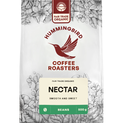 Hummingbird Nectar Organic Fair Trade Coffee Beans 500g