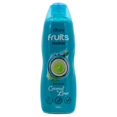 Natures Organics Fruits Coconut & Lime Shampoo 500ml