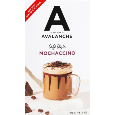 Avalanche Cafe Style Mochaccino Coffee Sticks 10 x 16g