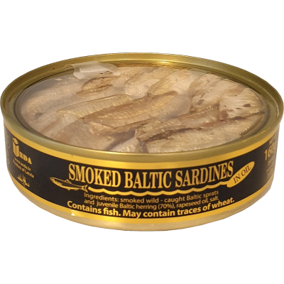 UNDA Smoked Baltic Sardines In Oil 160g