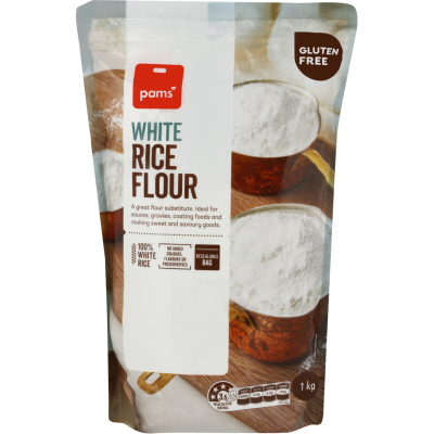 Pams Gluten Free White Rice Flour 1kg