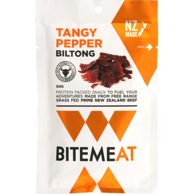 Bitemeat Tangy Pepper Biltong 50g