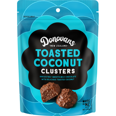 Donovans Toasted Coconut Clusters 150g