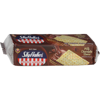 M.Y. San Skyflakes Chocolate Cracker Sandwich 10 x 30g