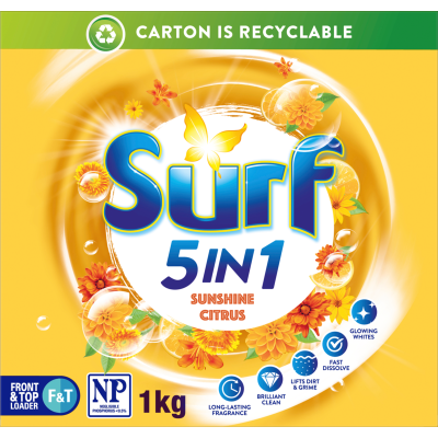 Surf Sunshine Citrus Laundry Powder 1kg
