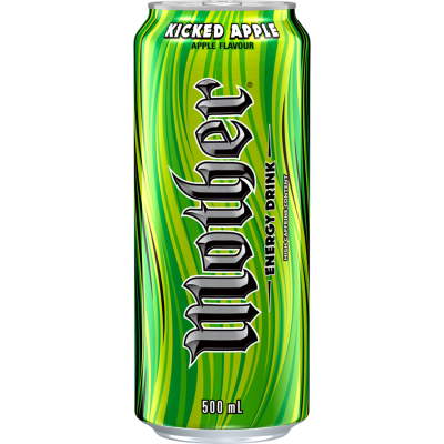 Mother Kicked Apple Energy Drink Can 500ml