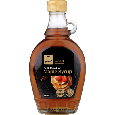 Pams Finest Pure Canadian Maple Syrup 250ml