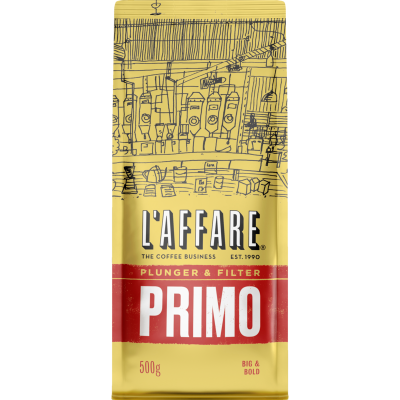 L'affare Primo Plunger & Filter Coffee 500g