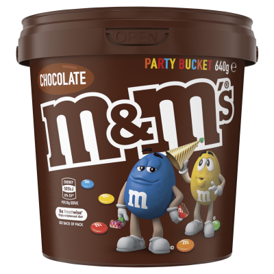 M&M's Milk Chocolate Party Share Bucket 640g