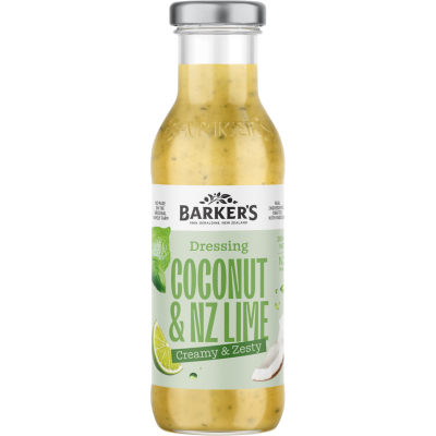 Barker's Coconut & NZ Lime Dressing 280ml
