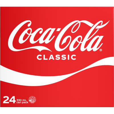 Coca-Cola Classic Cans 24 x 330ml